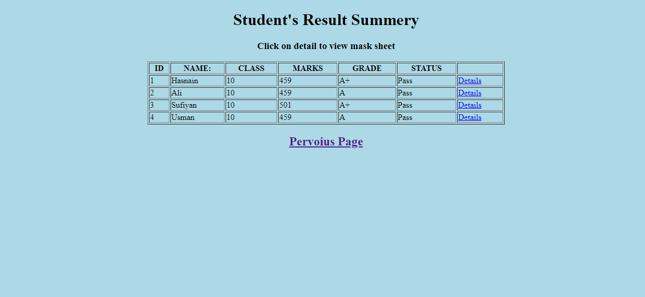 Tribute Page Project